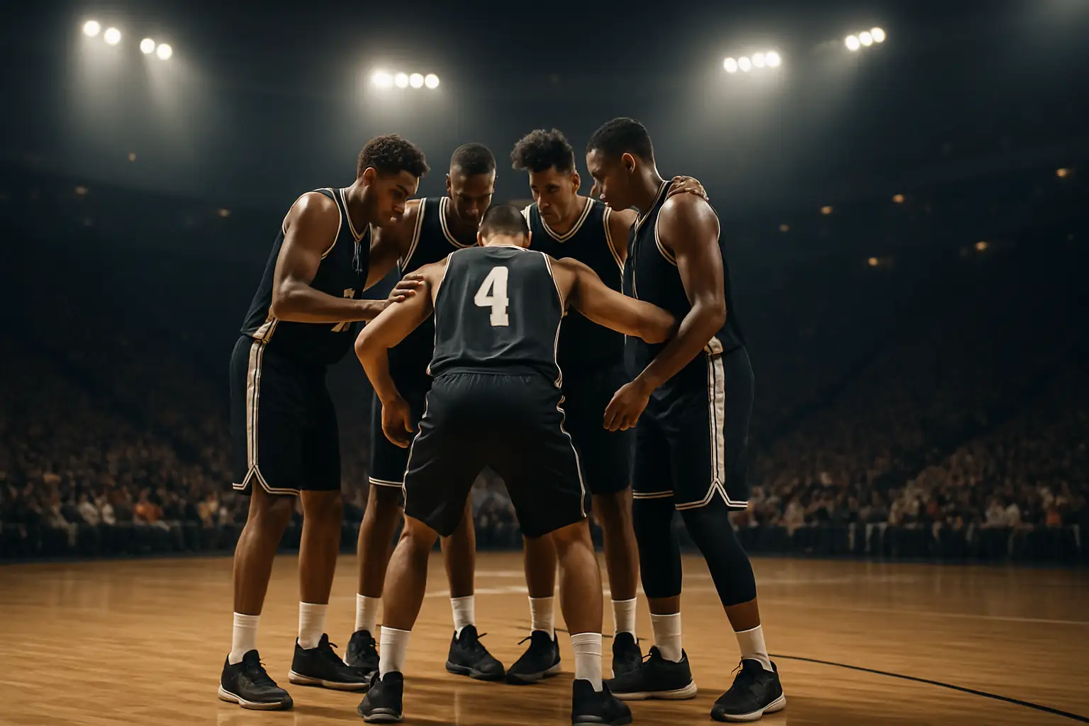 Wellington Saints basketball players preparing for the NZNBL Grand Final