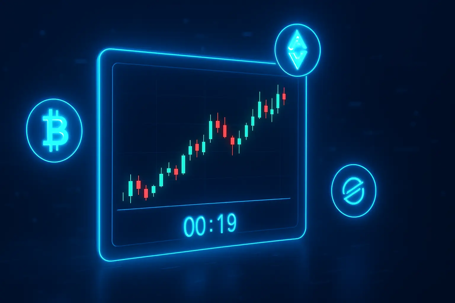 Digital trading interface showing a crypto prediction market contract for the HYPE token