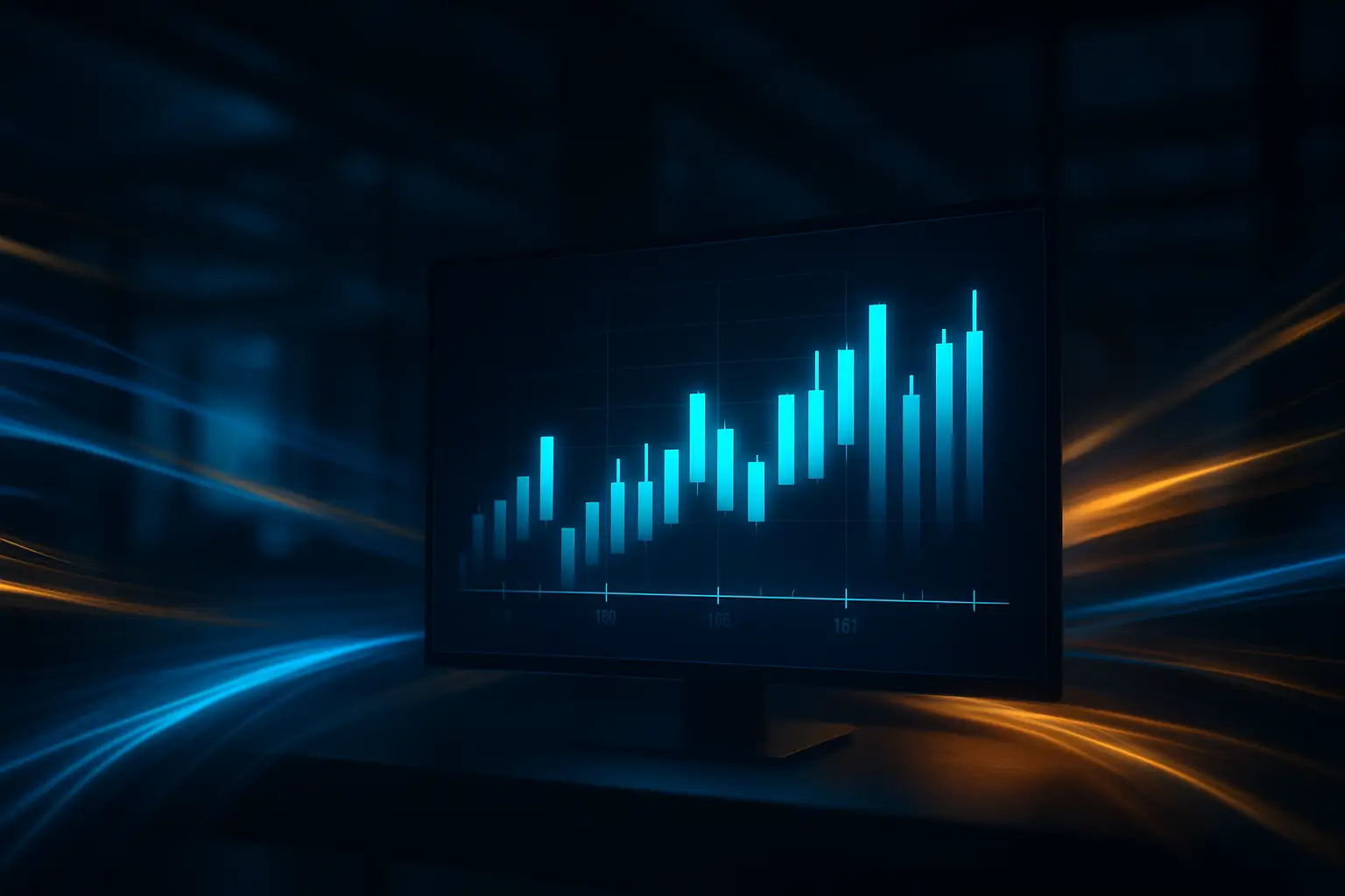 Digital trading dashboard displaying economic calendar entries and crypto price charts on July 16