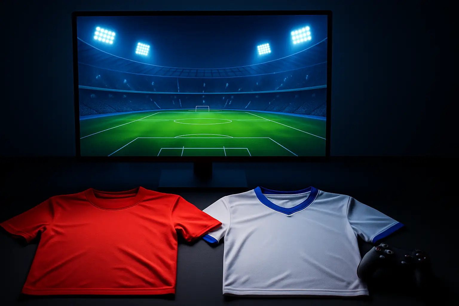 Virtual football simulation screen showing a World Cup knockout match between Argentina and Egypt