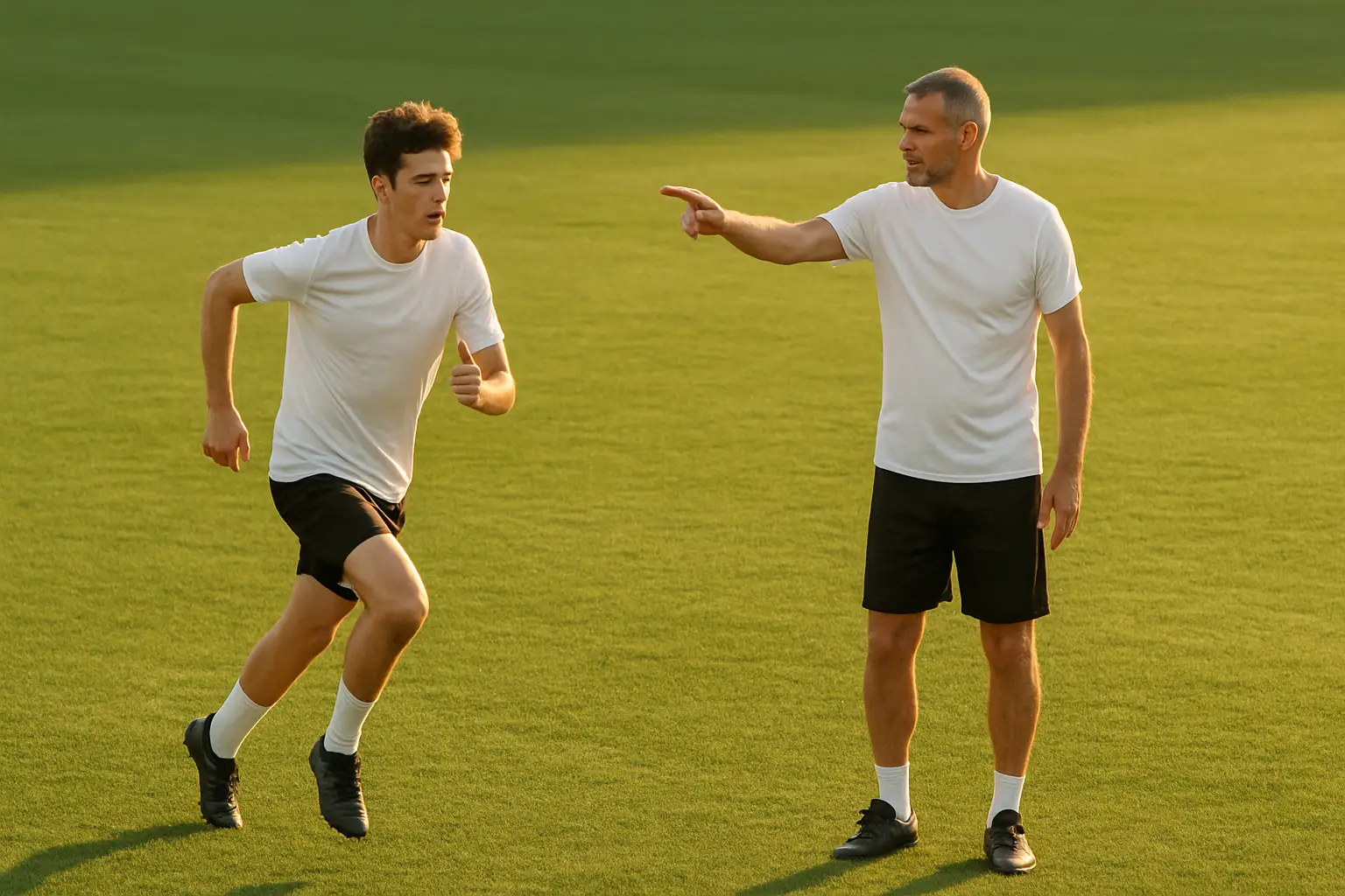 Bosnia football players from different generations training together on a pitch