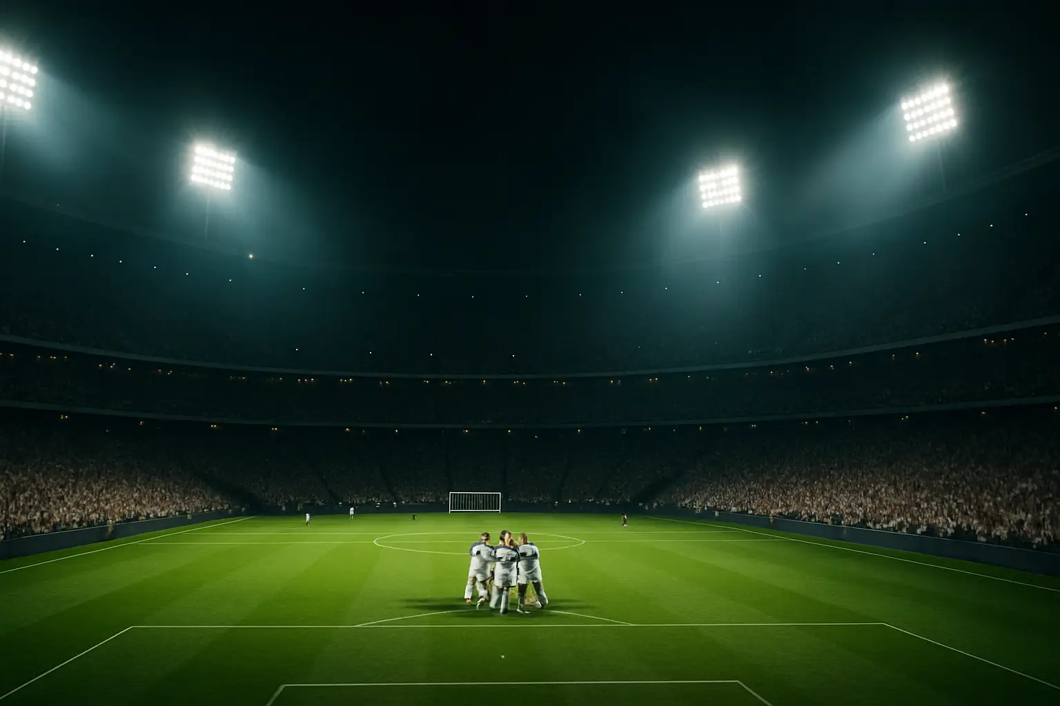 England football players on the pitch during a major international tournament