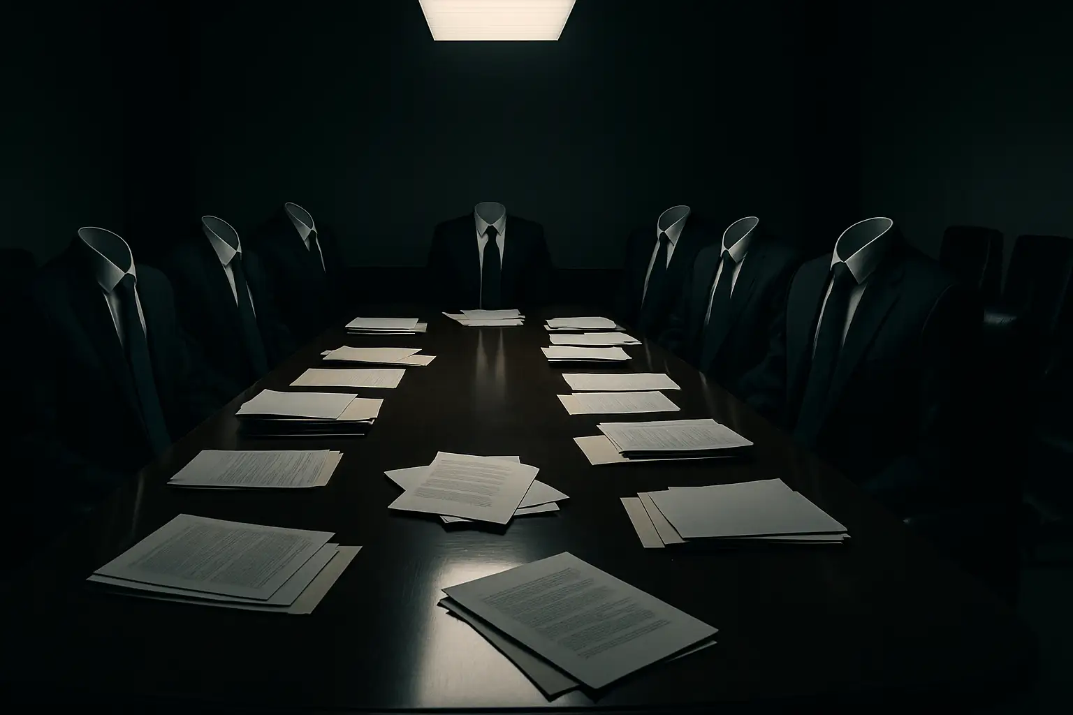 FIFA executives in a tense closed-door meeting on the eve of the World Cup final