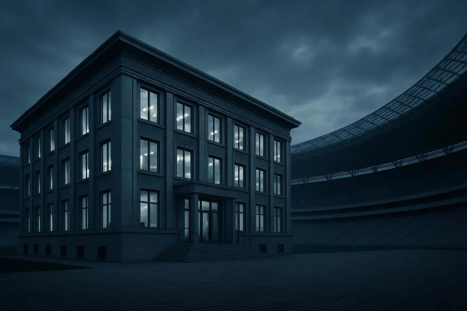 FIFA headquarters building representing world football governance and leadership uncertainty
