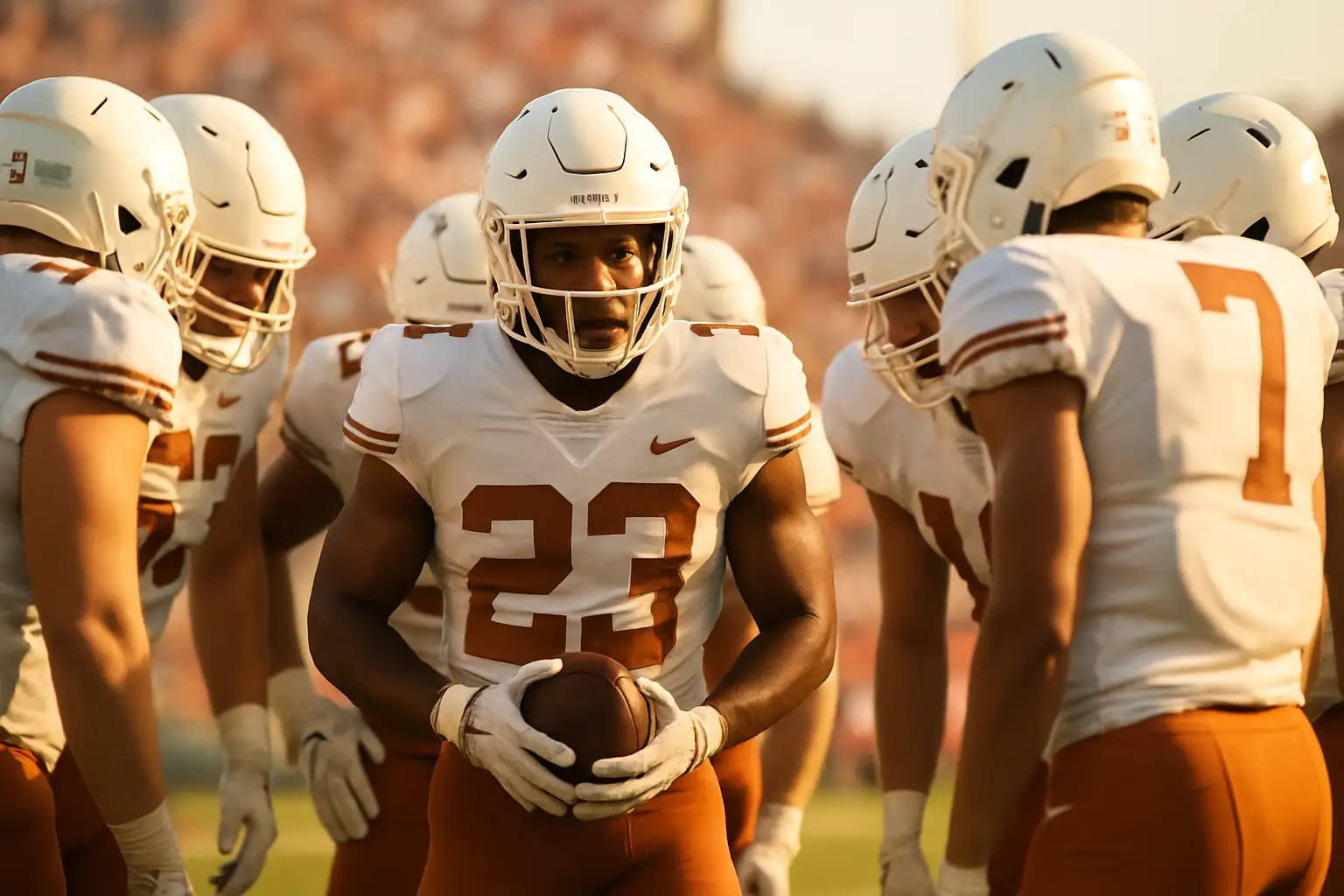 Iowa Hawkeyes running back in action during a college football game