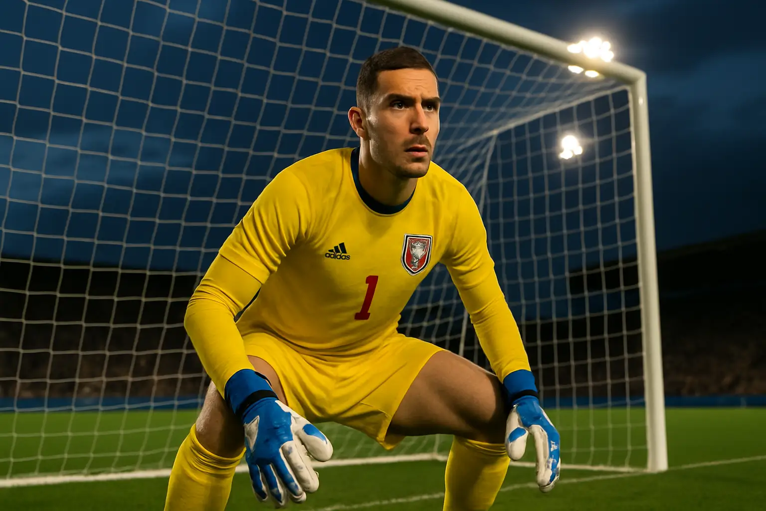 Philippine Azkals goalkeeper preparing for a FIFA World Cup qualifying match