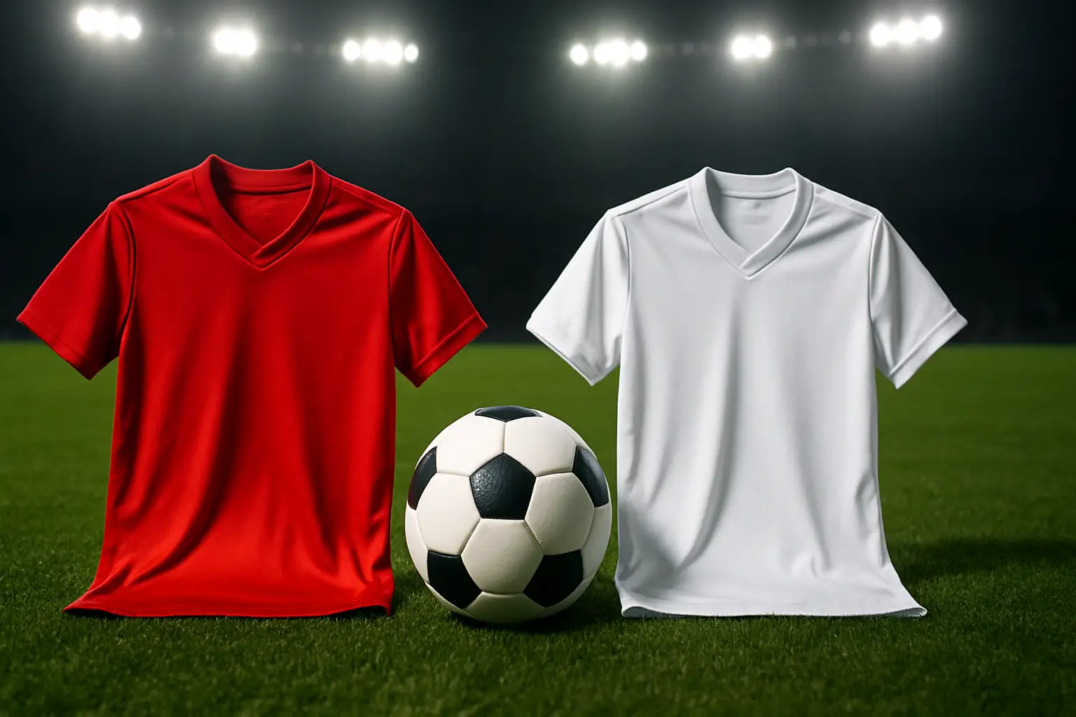 USA and Belgium national football team jerseys side by side ahead of a World Cup match