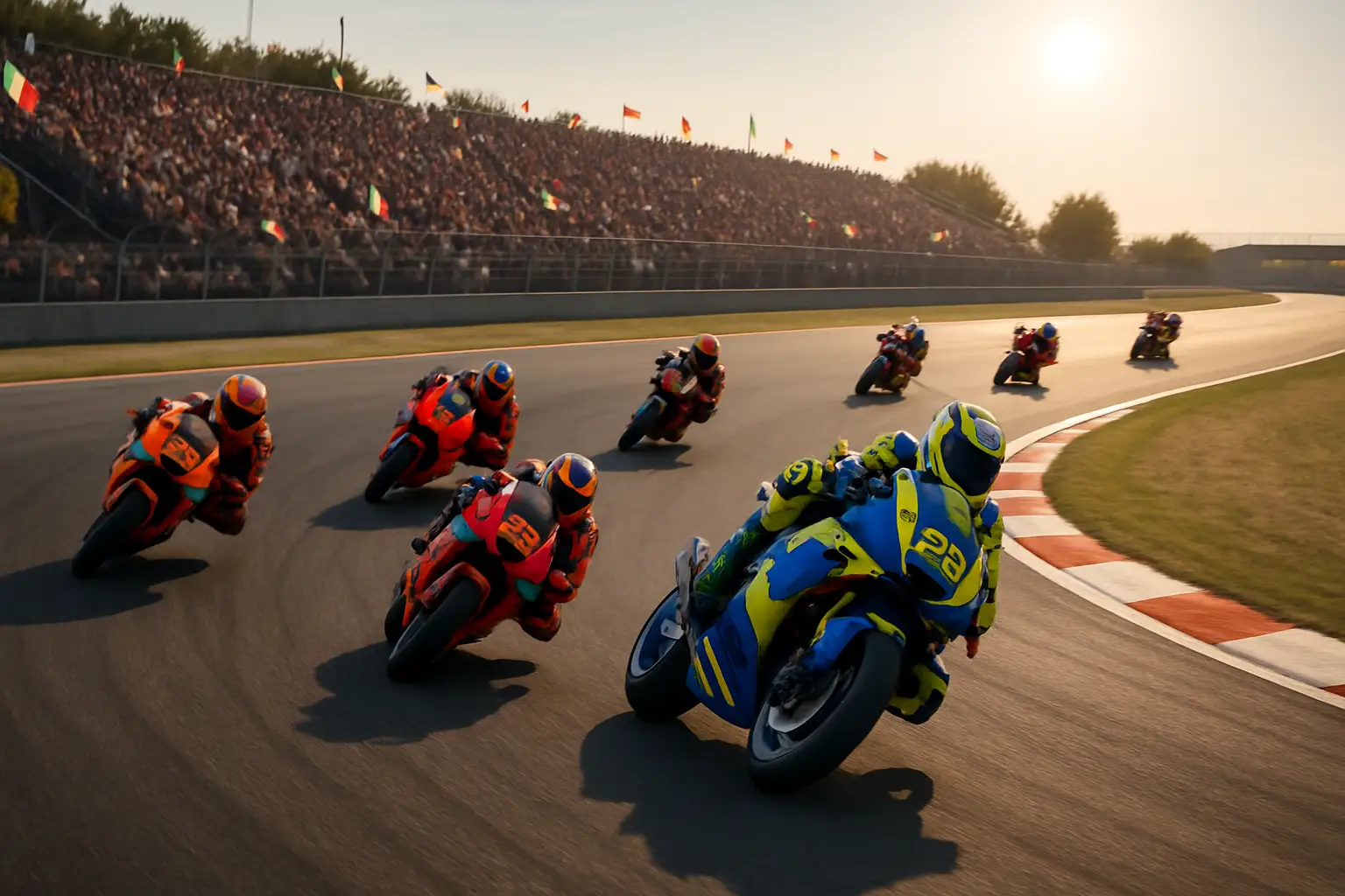 MotoGP motorcycle racing at the Czech Grand Prix circuit