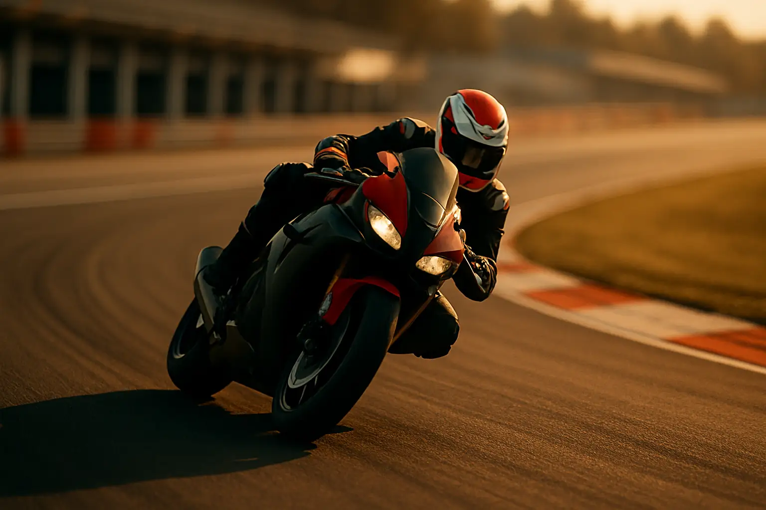 Alex Marquez racing on a Ducati MotoGP bike on track