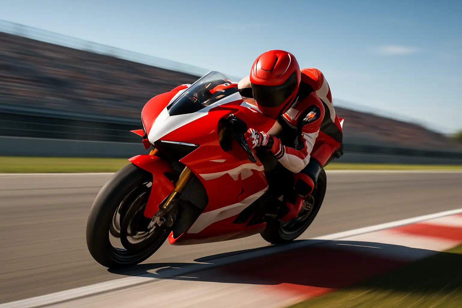 Honda MotoGP bike on track during a sprint race weekend