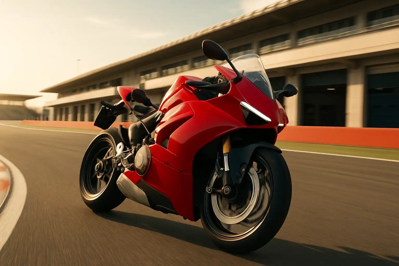 Aprilia MotoGP bike on track during a grand prix weekend